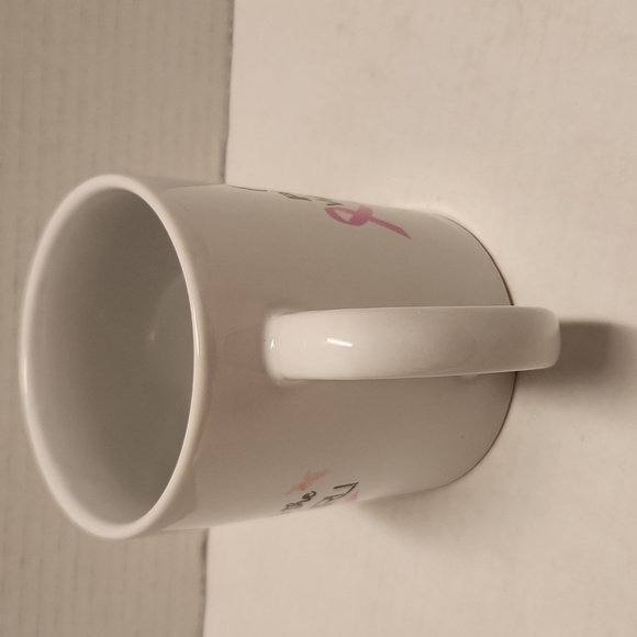 NWT CANCER Mug PICKED THE WRONG GIRL breast cancer awareness coffee Cup - Picture 4 of 6